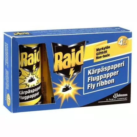 RAID KÄRPÄSPAPERI 4 KPL - Loukut ja karkotteet - 6414402171000 - 1
