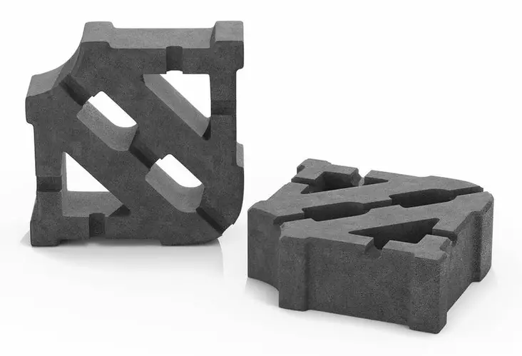 Hulekivi 100 harmaa 100x290x290mm - Betonilaatat - 79000 - 1