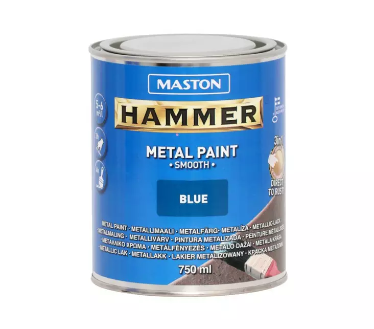 MASTON HAMMER SIN 750ML - Metallimaalit ja kuumakestomaalit - 6412490017590 - 1