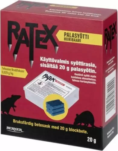 RATEK PALASYÖTTI 20GR - Loukut ja karkotteet - 6414505082920 - 1