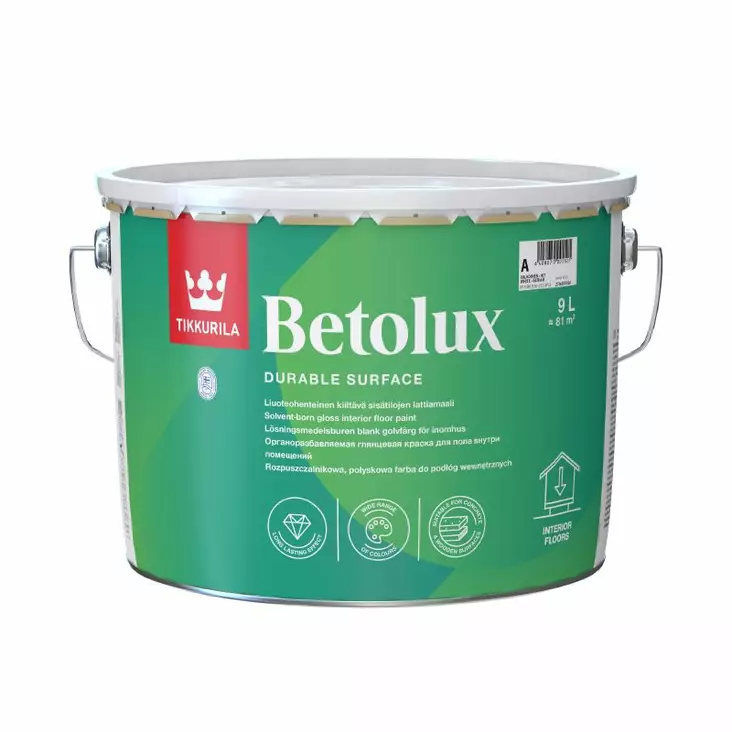 BETOLUX 9L A - Lattiamaalit - 6408070005521 - 1