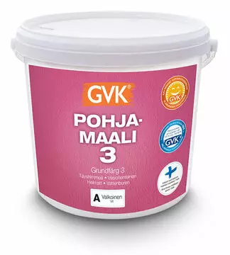 GVK POHJAMAALI 3 2,7L - Kattomaalit ja pohjamaalit - 6419726235261 - 1