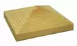 AITATOLPAN HATTU PUINEN 120X120X45MM - Aitalaudat ja aitatolpat - 6430040629802 - 1