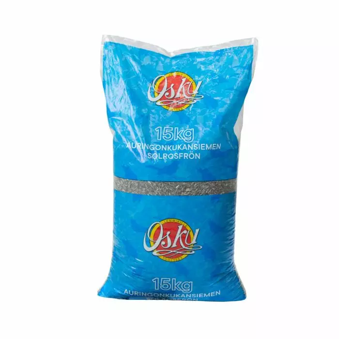 Auringonkukansiemen Osku 15kg - Lintujen ruokinta - 6418333002693 - 1