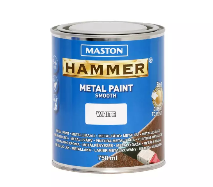 MASTON HAMMER VALK 750ML - Metallimaalit ja kuumakestomaalit - 6412490012083 - 1