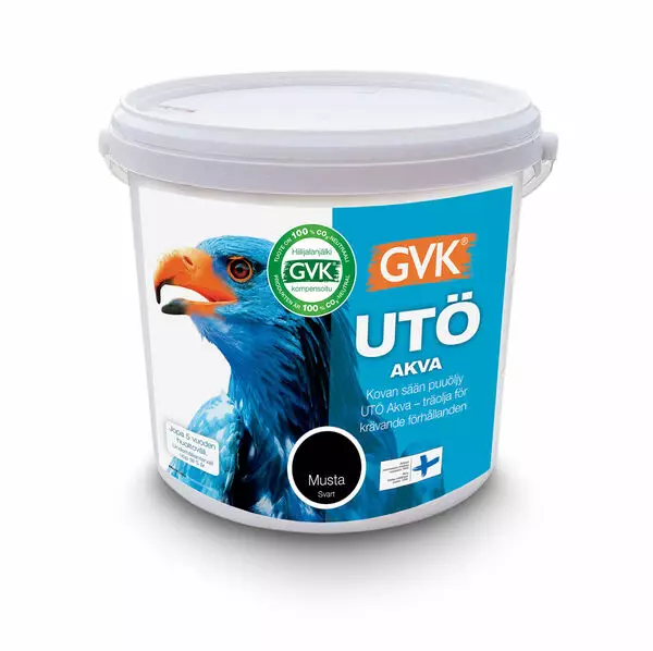 UTÖ AKVA PUUÖLJY 9,0 MUSTA - Puuöljyt - 6419726999583 - 1