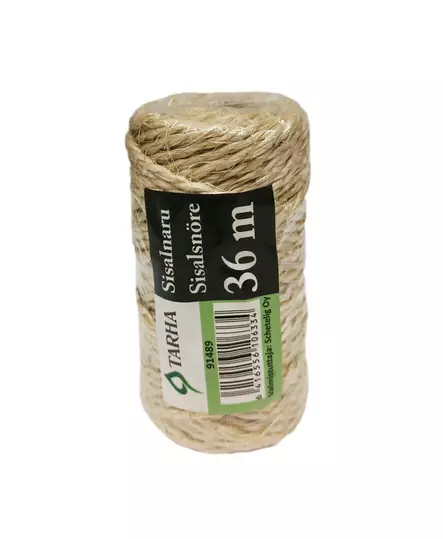 Sisalnaru 36m - Köydet, narut ja kettingit - 6416556106334 - 1