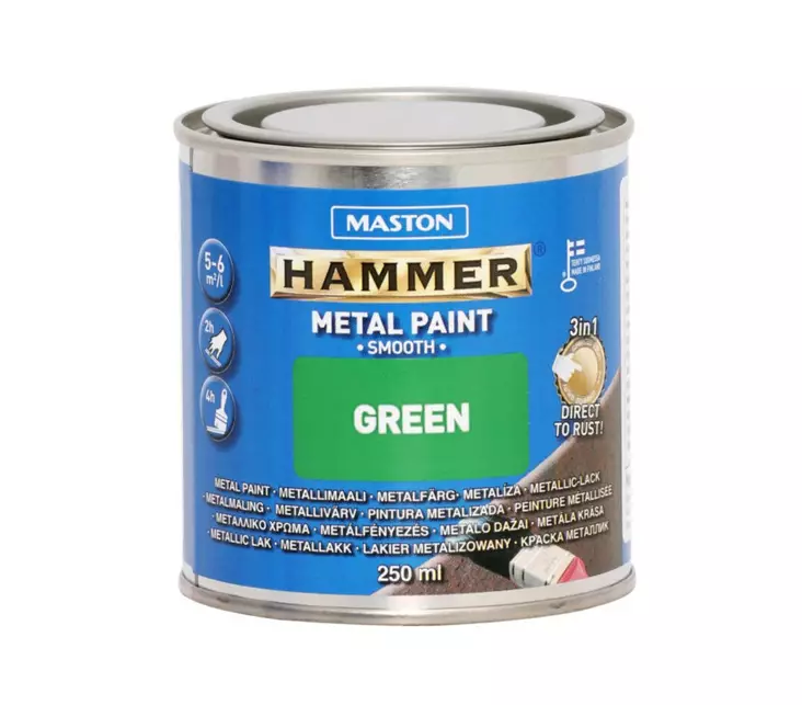 MASTON HAMMER VIHR 250ML - Metallimaalit ja kuumakestomaalit - 6412498860044 - 1