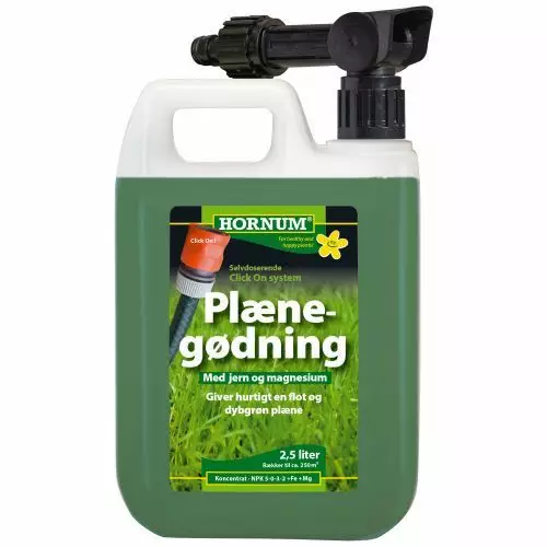 HORNUM CLICK ON NURMIKKOLANNOITE 2.5 L - Loukut ja karkotteet - 5708787051585 - 1