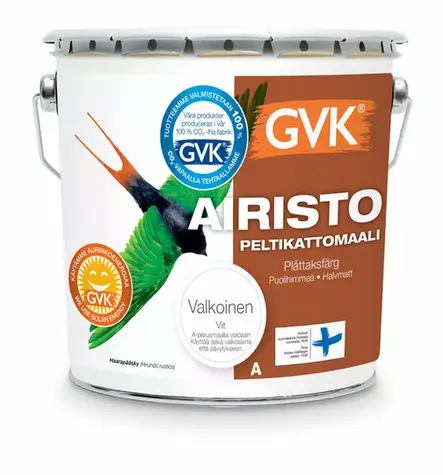 PELTIKATTOMAALI AIRISTO A 9,0 - Peltikattomaalit ja tiilikattomaalit - 6419726422357 - 1