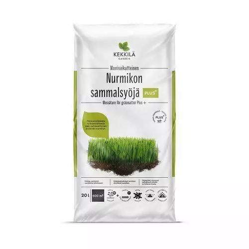 KEKKILÄ NURMIKON SAMMALSYÖJÄ PLUS+20L - Mullat ja turpeet - 6433000623667 - 1
