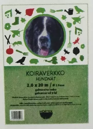KOIRAVERKKO 2X20M - Verkot, aidat ja tuet - 6430040625088 - 1